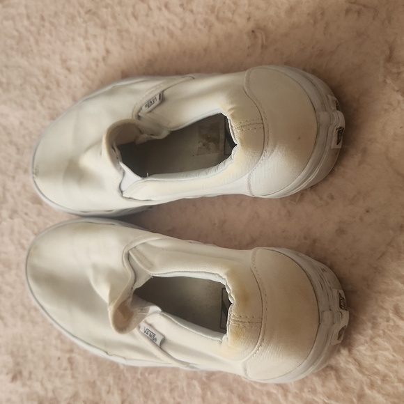 White Vans Slip Ons - Picture 3 of 3